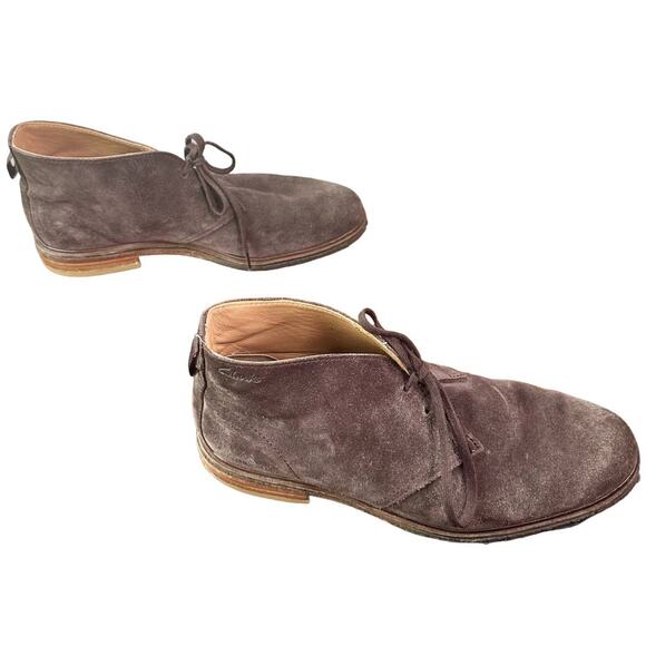 Clarks Originals Men\'s  US 10 10M EU 43 Brown Suede Leather Lace Up Chukka Boots main image 4
